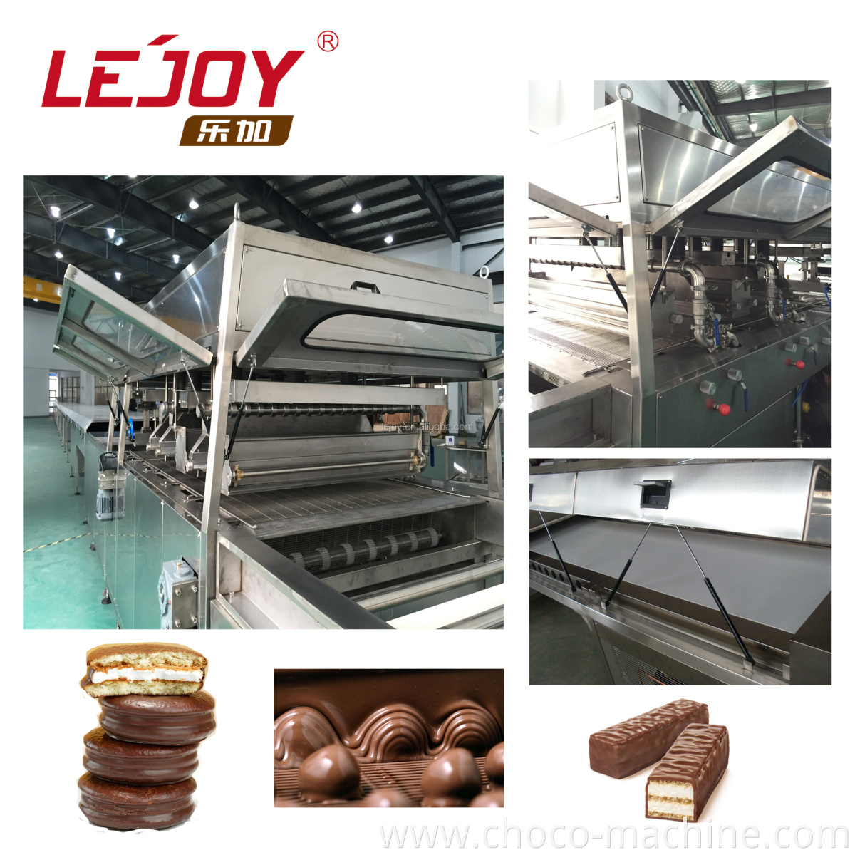 Fully Automatic Chocolate Energy Bar Enrobing Machine